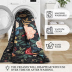 DUKINO 2x3 Rugs for Entryway, Floral Indoor Washable Door Mat, Non Slip Boho - Image 7