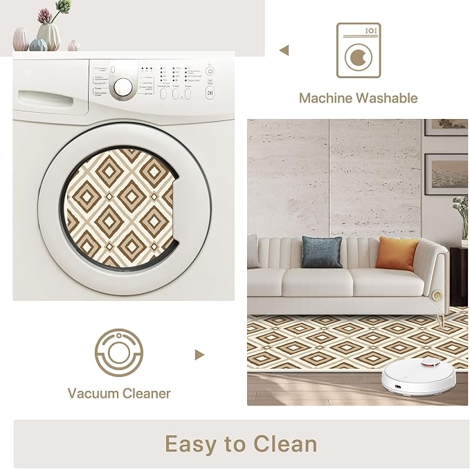Bavni Hallway Runner Rug Machine Washable, 2x5 Non Slip Lightweight Washable - Image 7