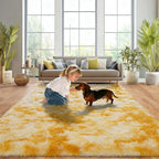 Upgrade Non-Slip Plush Rugs for Living Room, Soft Shaggy Carpets for Living Room - Image 4