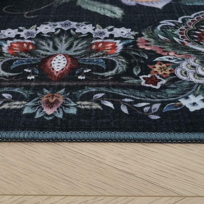 Rugcomf Vintage Paisley Rugs for Living Room 5'x7' - Image 7