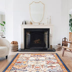 Phantoscope Washable Area Rug 4'x6' Non-Slip, Vintage Boho Rugs - Image 8