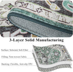 Large Area Rugs 6x9, Washable Vintage Rugs -Low Pile, Soft Plush Rugs - Image 6