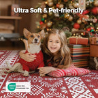 WITSHOCK Christmas Area Rugs for Living Room: 5x7 Stain Resistant Non-Slip - Image 7