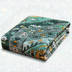 SERISSA 4x6 Boho Bedroom Rug, Washable Non Slip Vintage Teal Area Rugs - Image 8
