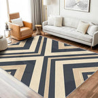 Modern Geometric Rug, Washable 5x7 Rug by Unknown
