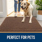 OLANLY Dog Door Mat for Muddy Paws 36x24, Absorbs Moisture and Dirt, Absorbent - Image 6