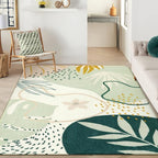 Lahome Green Washable Rugs 9x12 Living Room Rug, Non-Slip Backing Lightweight by Lahome