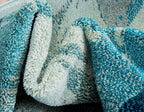 Unique Loom Positano Collection Coastal Modern Fish Light Blue Area Rug - Image 6