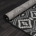 Beverly Rug Waikiki Boho Indoor Outdoor Rug 9x12, Washable Outside Carpet - Image 5