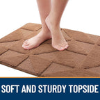 OLANLY Door Mats Indoor, Dirt Resist, Entrance Washable Mat, Low-Profile Inside - Image 3