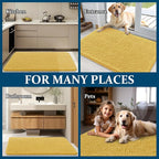 OLANLY Dog Door Mat for Muddy Paws 59x35, Absorbs Moisture and Dirt, Absorbent - Image 8