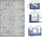 jinchan Kalen Runner Rug 2x10 Washable Area Rug Soft Vintage Hallway Indoor - Image 2