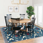 KILOCOCO Living Room Rug 5x7 Area Rug Printed Boho Washable Bedroom Rugs Non - Image 6