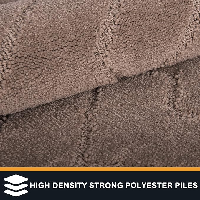 PURRUGS Dirt Trapping Door Mat 24" x 35.5", Non-Slip Machine Washable Entry Rug - Image 3