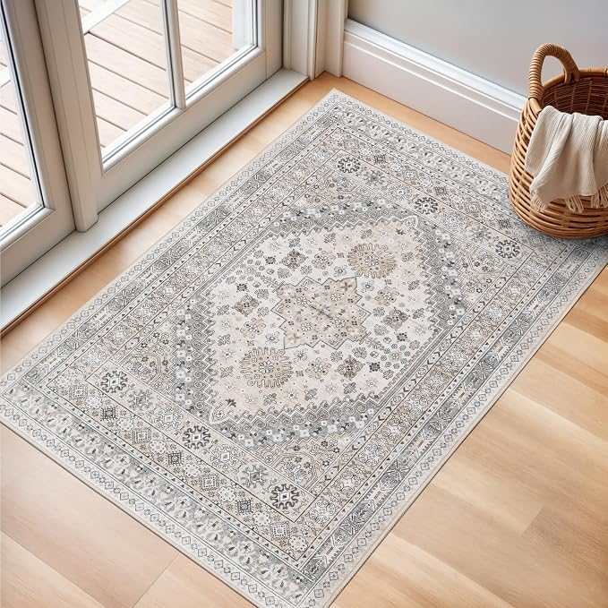 zesthome 2x3 Entryway Rug, Soft Washable Rugs, Non Slip Area Rug, Stain by Zesthome