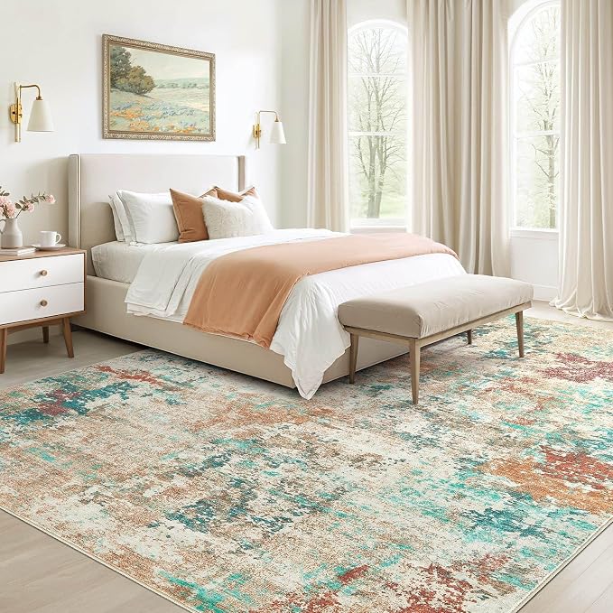 8x10 Christmas Area Rug Living Room Rugs - Image 2