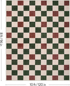 LIVEBOX 8x10 Area Rugs for Living Room Clearance, Checkered Non-Slip Washable - Image 2