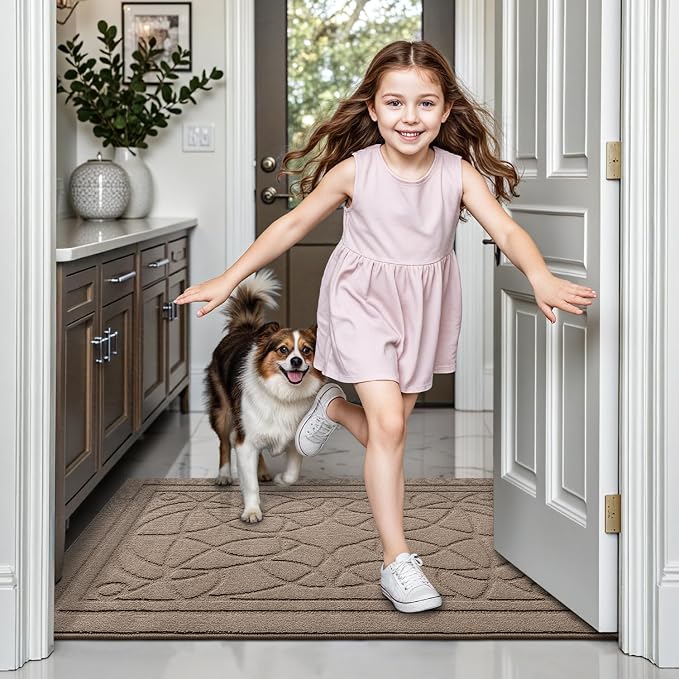 LUMI Door Mat Indoor Entrance 48"x72", Front Welcome Mat - Image 8