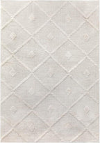 Antep Rugs Palafito 6x9 Geometric Shag Diamond High-Low Pile Textured Indoor - Image 4