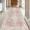 Washable Runner Rugs for Entrance 2x6 Non-Slip Hallway Runner Rugs Vintage by RUGYHOME