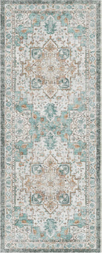 GENIMO 2x4 Runner Rugs for Hallway, Machine Washable Non Slip Vintage Rugs - Image 7