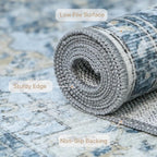 GENIMO Runner Rug 2'6"x6, Non Slip Vintage Hallway Runner Rugs, Low Pile - Image 6