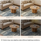 GENIMO Abstract Area Rug 5x7, Washable Modern Rug Non Slip, Low Pile - Image 8