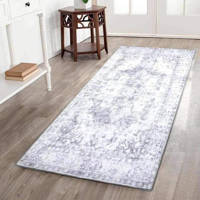 COMSLE Washable Door Mat, Front Door Mat Indoor Faux Wool Absorbent Small Rugs - Image 6