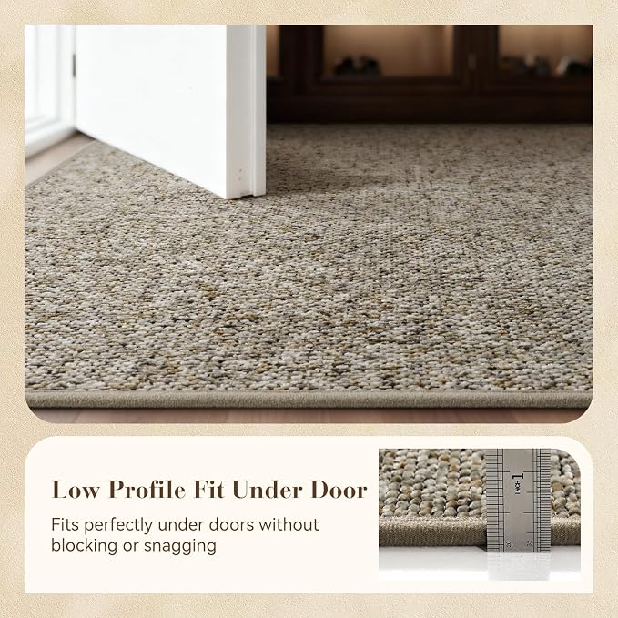 MontVoo Door Mat Indoor Entrance Doormat, Absorbent Durable Rubber Non Slip - Image 4