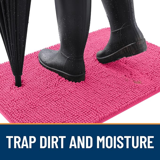OLANLY Dog Door Mat for Muddy Paws 70x46, Absorbs Moisture and Dirt, Absorbent - Image 2