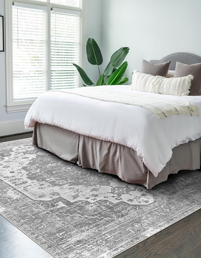 vivorug 6x9 Area Rugs, Stain Resistant Washable Rug - Image 3