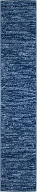 Nourison Home Nourison Essentials Navy Blue 2'2" x 12' Area Rug - Image 4
