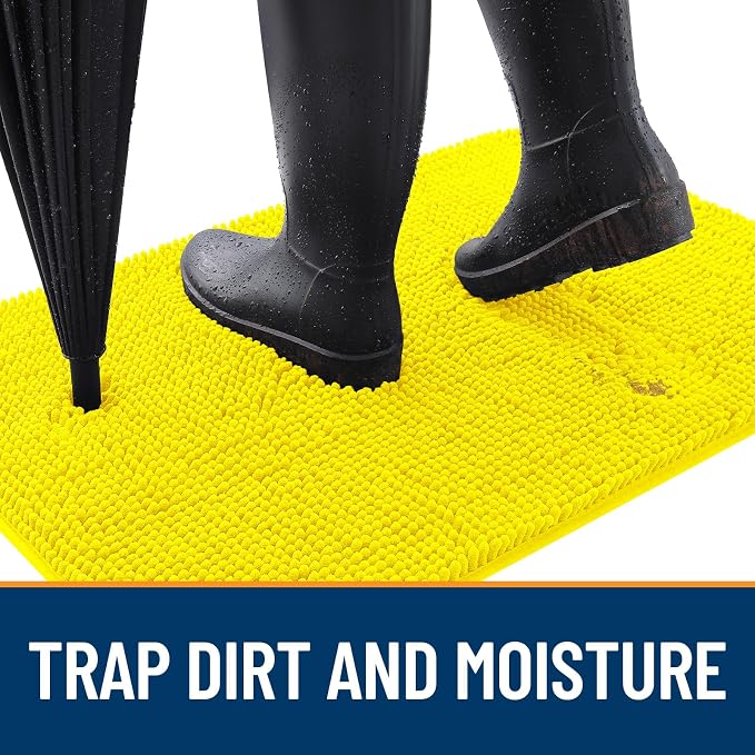 OLANLY Dog Door Mat for Muddy Paws 44x24, Absorbs Moisture and Dirt, Absorbent - Image 2