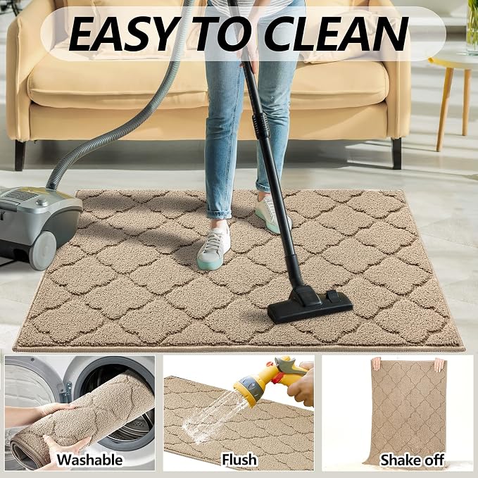 Timo Indoor Doormat, Front Door Mat 36"x59" Absorbent Rubber Backing Non Slip - Image 6