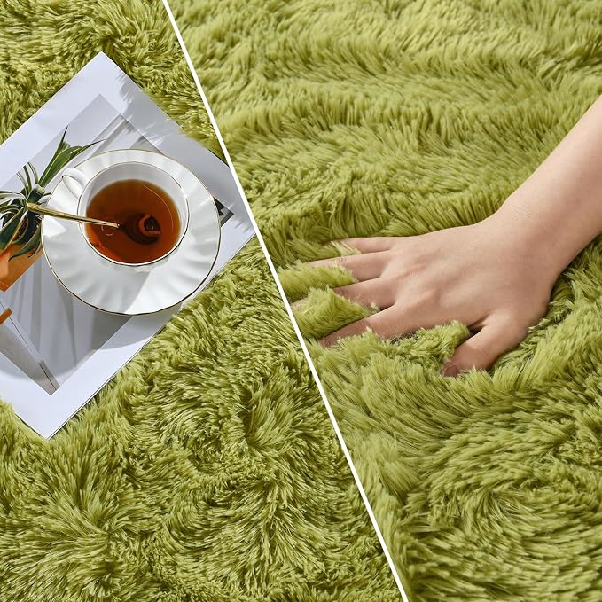 Shag Area Rug, 4 X 6 Plush Fuzzy Rugs - Image 4