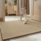 Jute Front Door Mat Indoor Entrance Indoor Door Mat Rugs by Engiw
