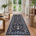 GarveeHome Washable Runner Rug 2 x 6 Non-Slip Non-Shedding Soft Vintage Bedside by GarveeHome