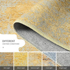Living Room Rug 5'x7' Area Rug Washable Boho Carpet Non Slip Abstract Vintage - Image 5