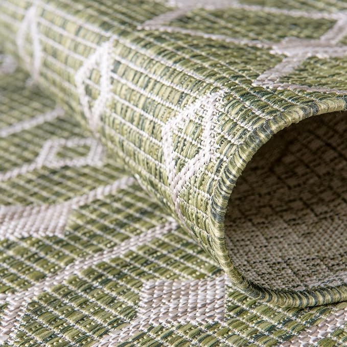Unique Loom Outdoor Trellis Collection Area Rug - Image 5