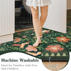 Moynesa 3x5 Kitchen Rug, Modern Cottage Washable Non-Slip Low Pile Area Rug - Image 6