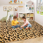 Amearea Soft Leopard Rugs for Bedroom Living Room, 4x6 Modern Cheetah Print - Image 4