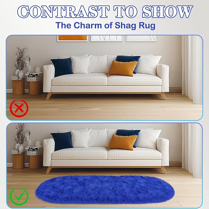 Soft Fluffy Area Rug for Bedroom, Non-Slip Cozy Plush Shag Carpet for Boys Kids - Image 8