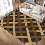 Checkered Rug, Washable 5x8 Rug - Image 2