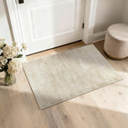Small Bathroom Rugs, Washable Non Slip Neutral Boho Abstract Modern Farmhouse - Image 2