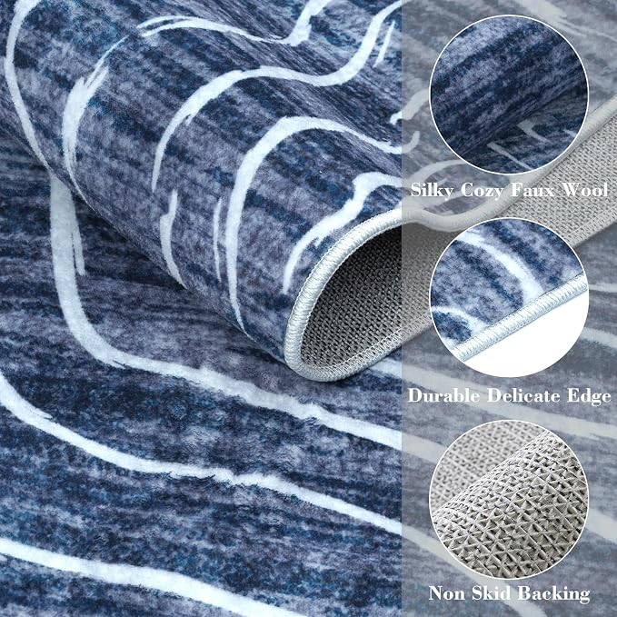 LIVEBOX Modern Abstract 5x7 Area Rugs - Image 7
