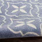 Nourison Home Nourison Essentials Blue Ivory 8' x 10' Area Rug - Image 9