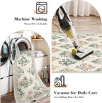 Wonnitar 5x7 Rug for Bedroom Decor, Washable Nursery Rug for Baby, Neutral - Image 6