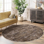 RUGSREAL Washable Round Rug 4x4 ft - Image 7