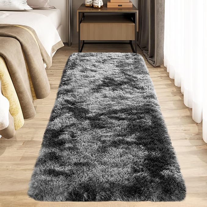 Zentavio Runner Rugs for Hallway 2x6 Shag Soft Bedroom Bedside Rugs Non Slip - Image 6