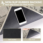 Indoor Door Mat 20"x31", Non-Slip Rubber Backing Front Door Mats, Washable - Image 4